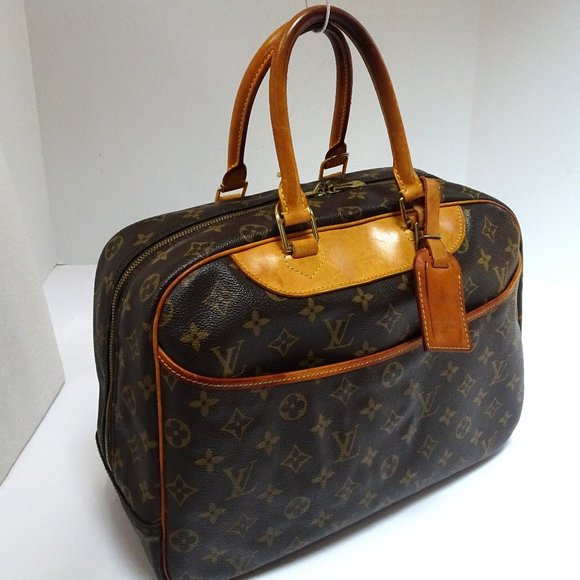 Auth LOUIS VUITTON Deauville Weekend Duffel Bowler - Picture 3 of 15